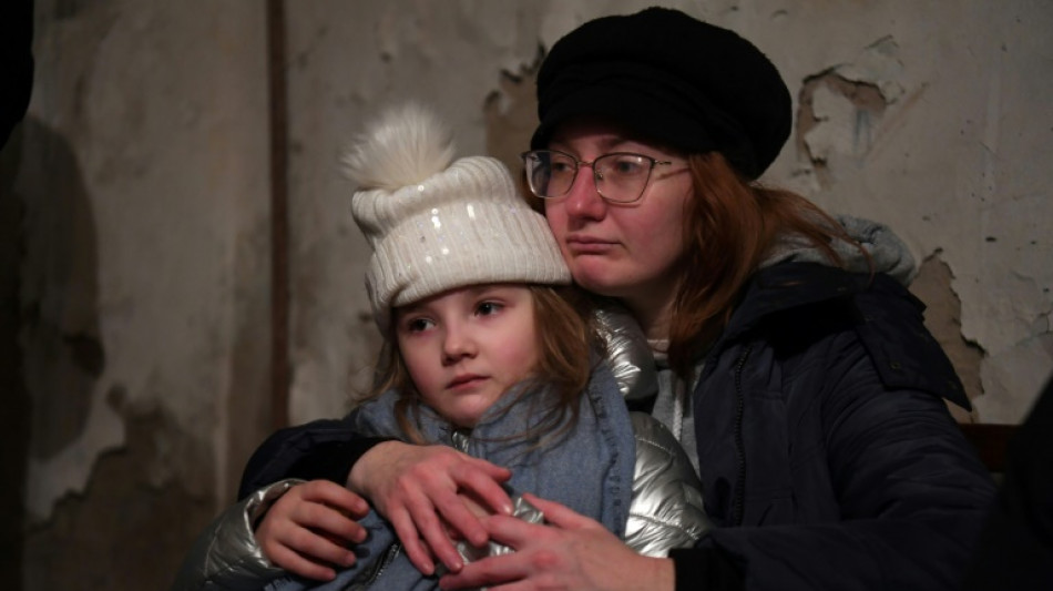 'Immediately! Now!': Terrified rush into Kyiv basements