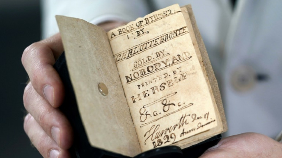 Tiny Bronte book heads home to Yorkshire after New York sale