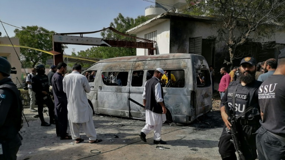 Four killed by female suicide bomber near China institute in Pakistan