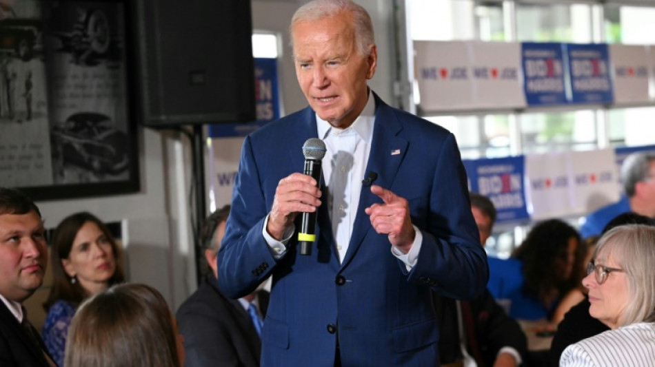 "Mir geht es gut": Biden will bei Wahlkampfauftritt Zweifel an geistiger Fitness zerstreuen