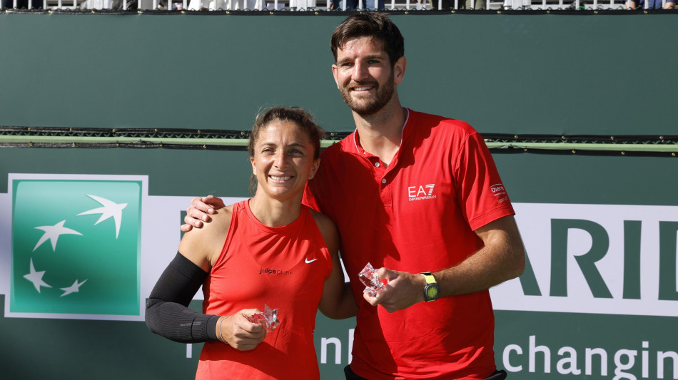 Indian Wells; Errani-Vavassori vincono il doppio misto