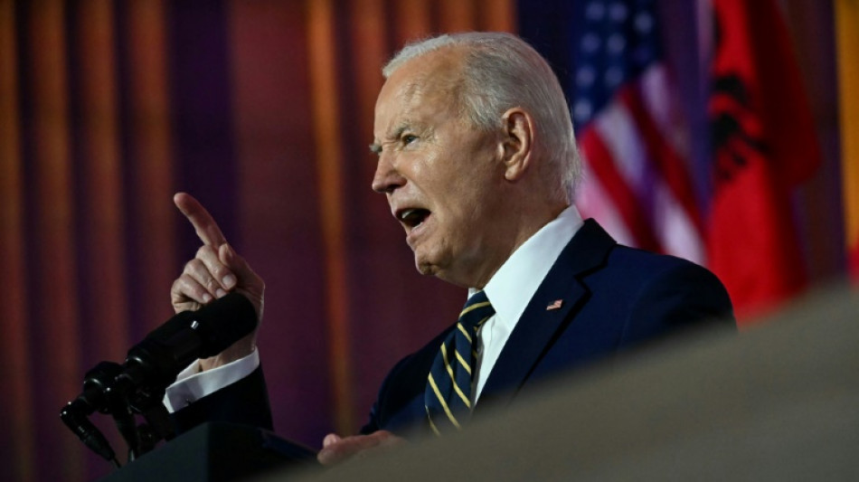 'Get back up': Biden life story shapes political fight