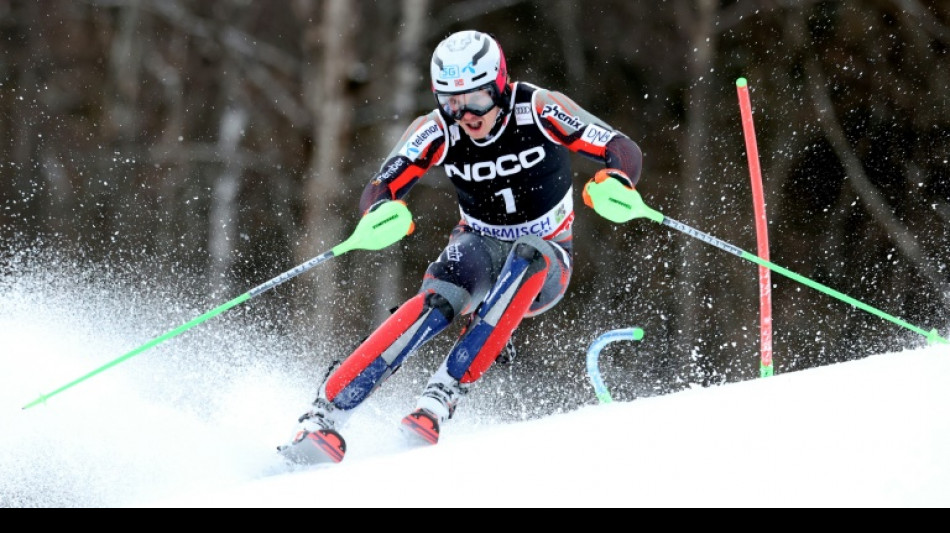 Ski alpin: Kristoffersen gagne le slalom de Garmisch, Noël sorti