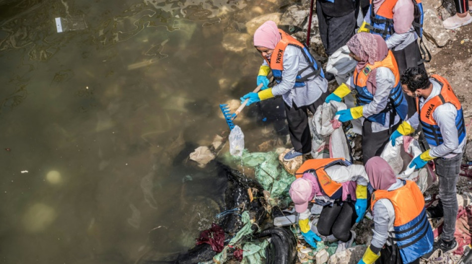 Out of Nile, into tile: Young Egyptians battle plastic plague