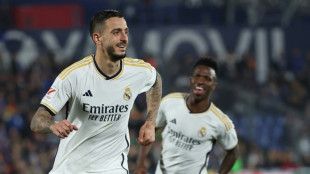 Espagne: le Real Madrid s'impose à Getafe et s'installe seul en tête