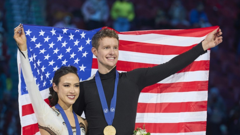 Mondiaux de patinage: les Américains Chock et Bates conservent leur titre en danse sur glace