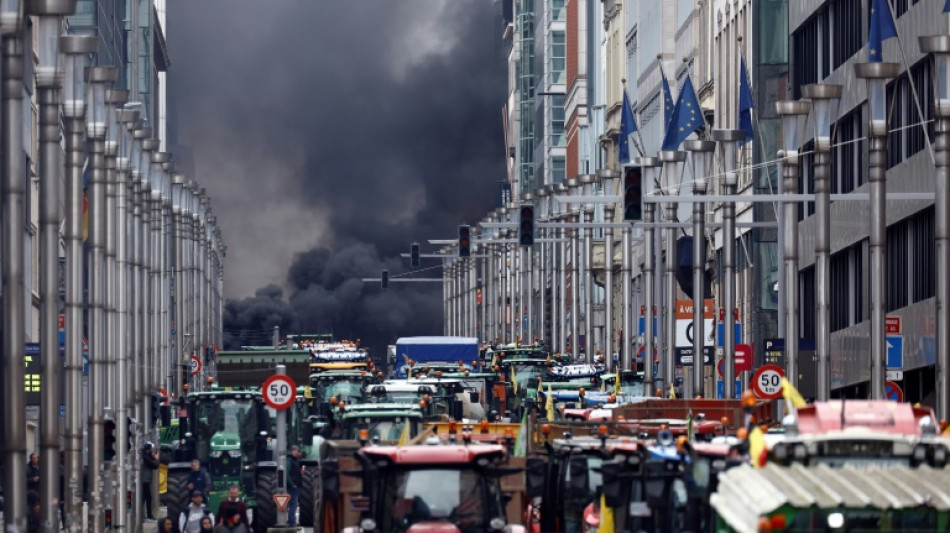 Treffen der EU-Agrarminister: Bauern blockieren Straßen in Brüssel