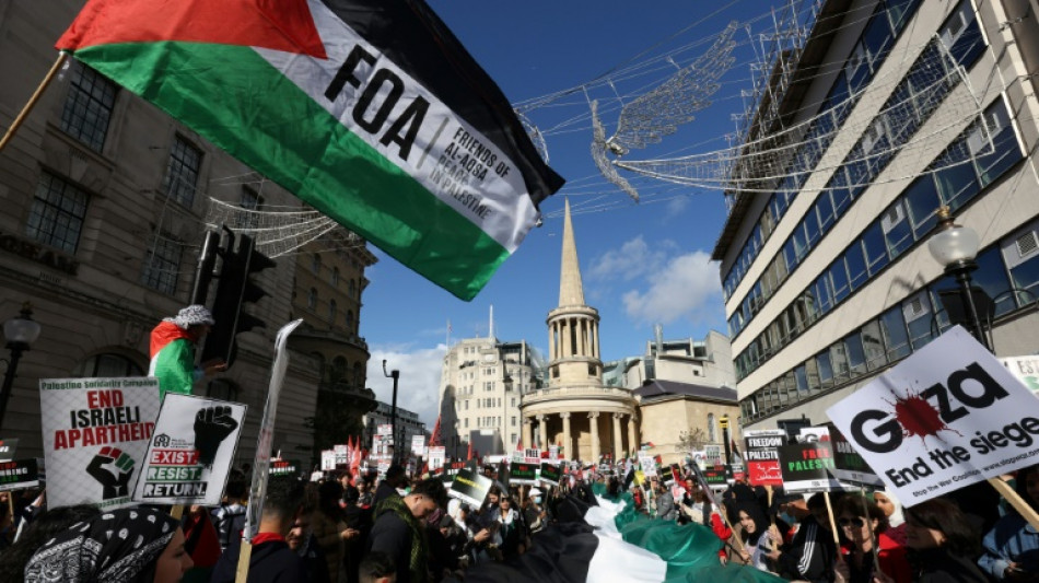 Tausende Menschen bei pro-palästinensischer Demonstration in London