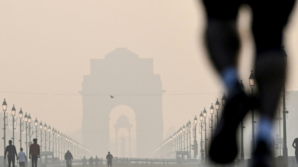 Nube tóxica en Nueva Delhi después de la fiesta hindú del Diwali