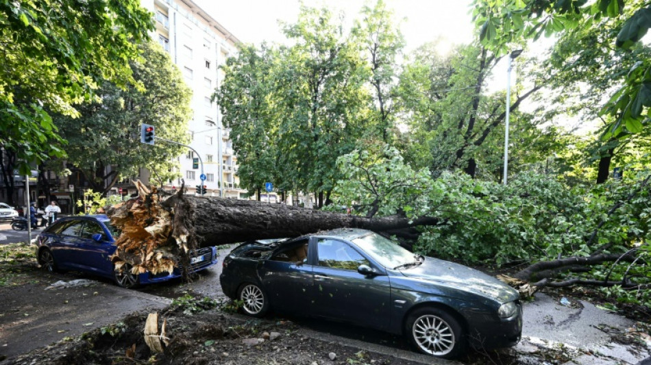 Dos muertos en el norte de Italia a causa de las tormentas