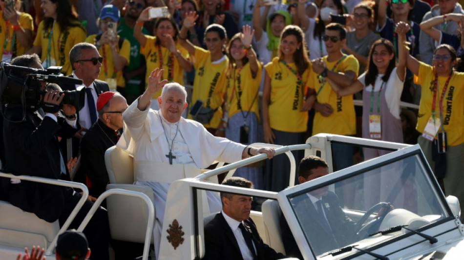 Pope winds up Portugal visit with big outdoor Mass