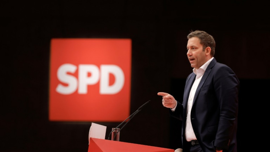 SPD-Chef Klingbeil greift auf Parteitag Merz und AfD scharf an