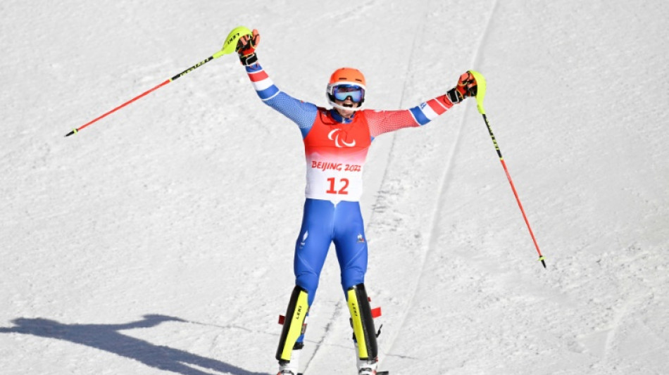 Paralympiques-2022/ski: troisième médaille d'or pour Arthur Bauchet 