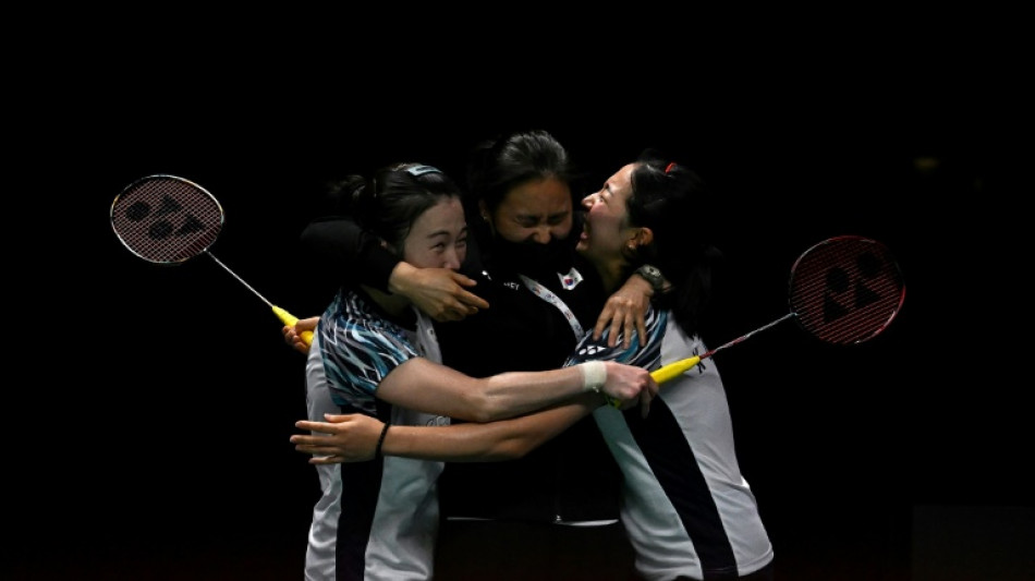 South Korea dethrone China to win badminton's Uber Cup in nail-biter