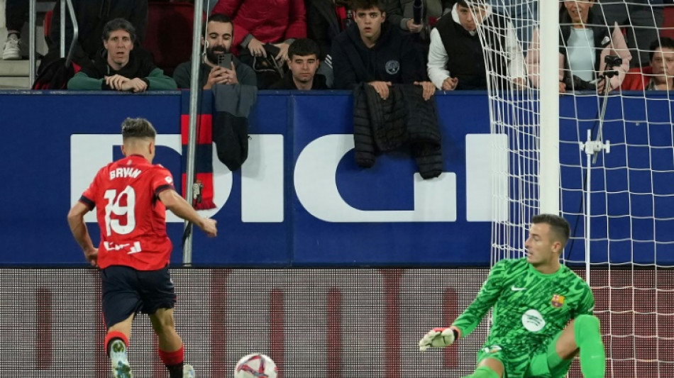  Osasuna dismantle Barca's perfect Liga start 