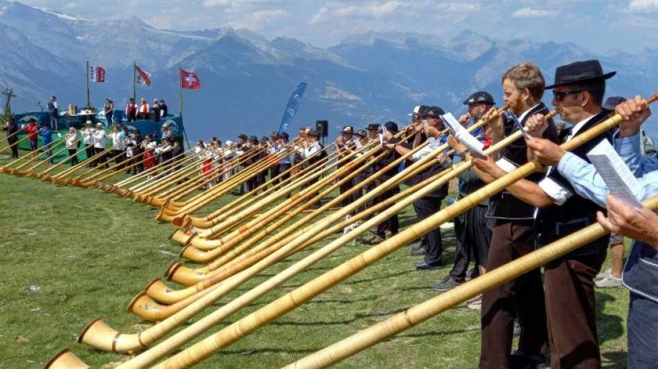 Alphorn fest brings sound of music to Swiss Alps