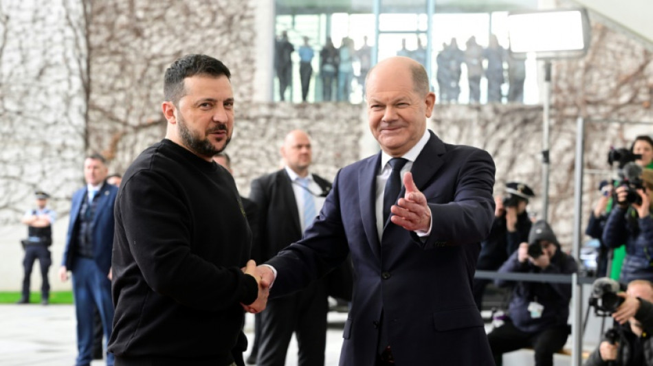 Ukrainischer Präsident Selenskyj in Berlin eingetroffen