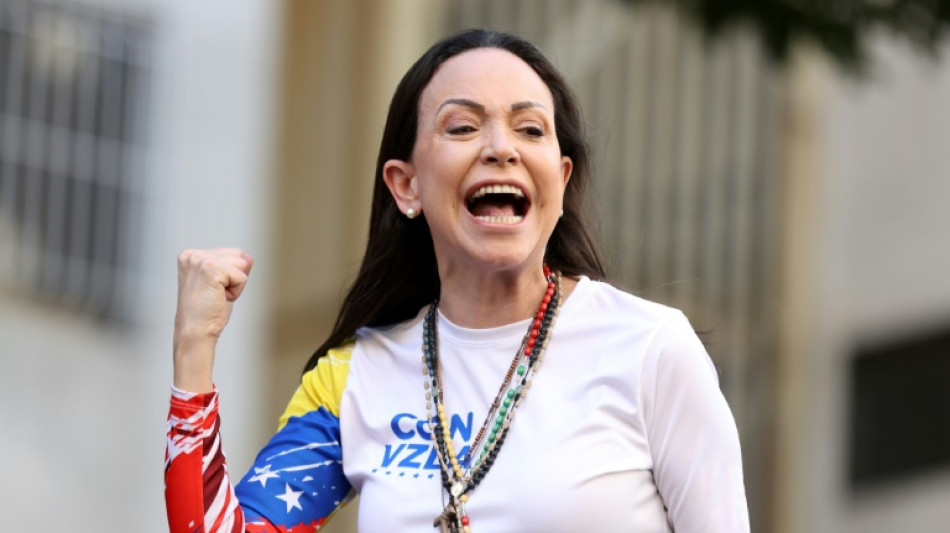 María Corina Machado, el grito de "fraude" contra Maduro