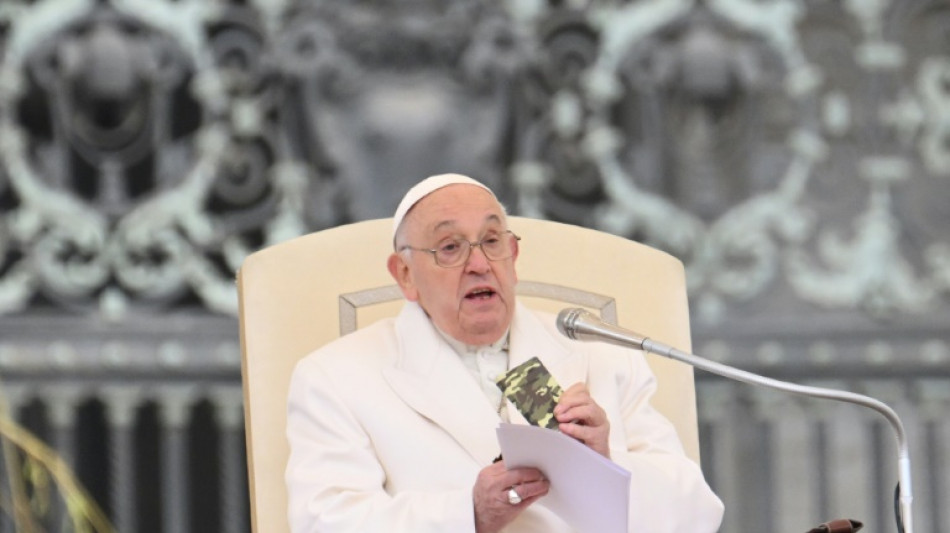 Pope recalls fallen Ukrainian soldier at weekly audience