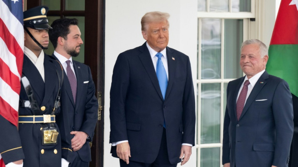 Reçu par Trump, le roi de Jordanie réitère sa "ferme opposition" à son plan pour Gaza